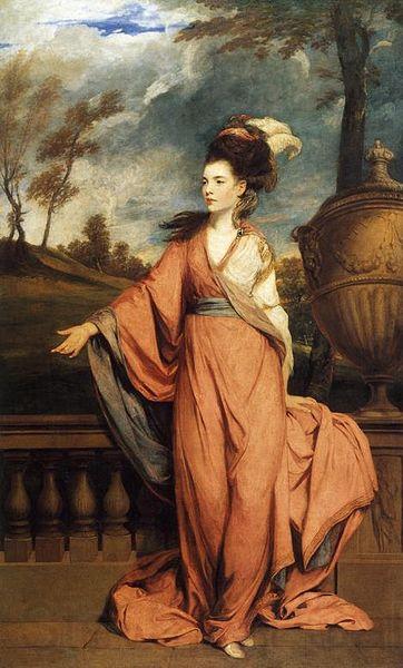 Sir Joshua Reynolds Countess of Harrington Norge oil painting art